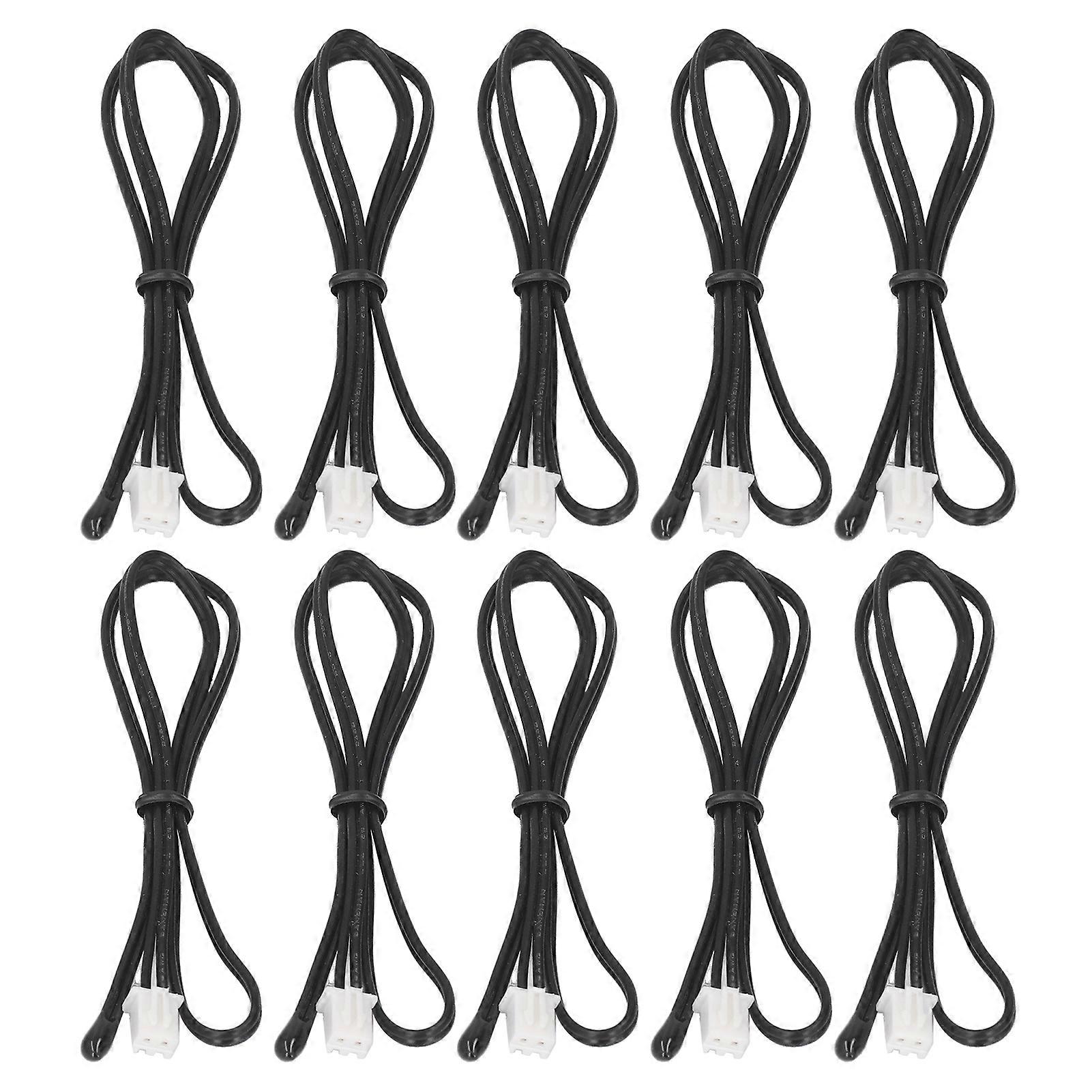 10K Temperature Detector Probe for Air Conditioner NTC Thermistor Waterproof Rust Resistant Sensitive Reliable Detector Probe