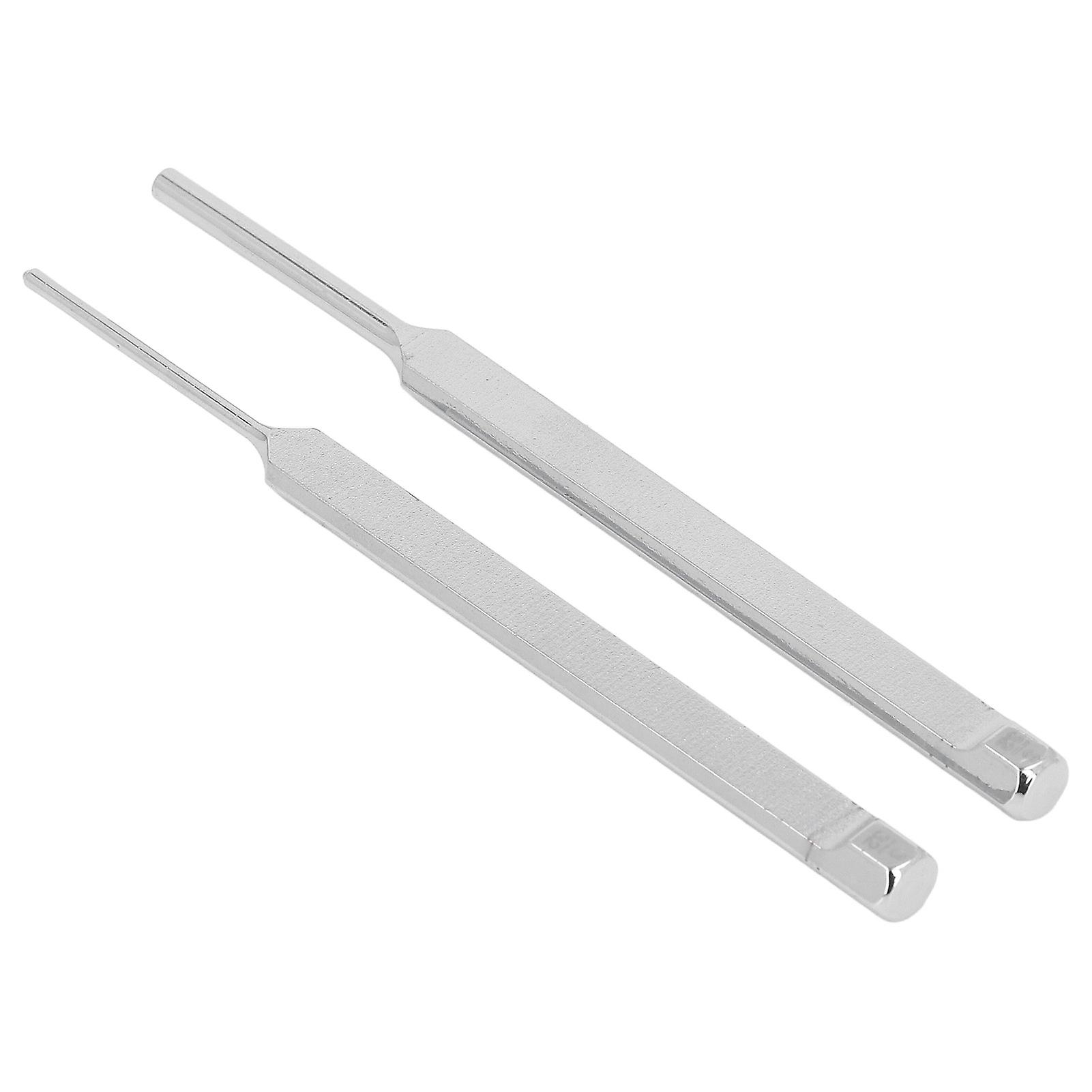 2pcs Pin Punch DIY Manual Carbon Steel Extended Design Simple Operation Roll Pin Catch Punch for Machinery