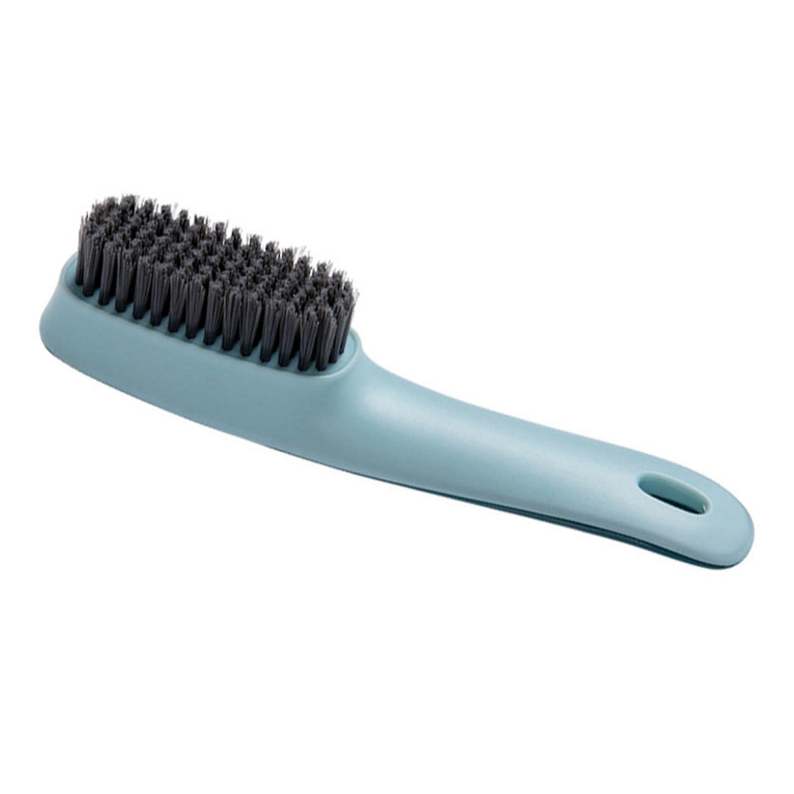 Scrub Brush Multifunctional Flocked Bristles Laundry Brush Cleaning Tool for HouseholdDark Blue