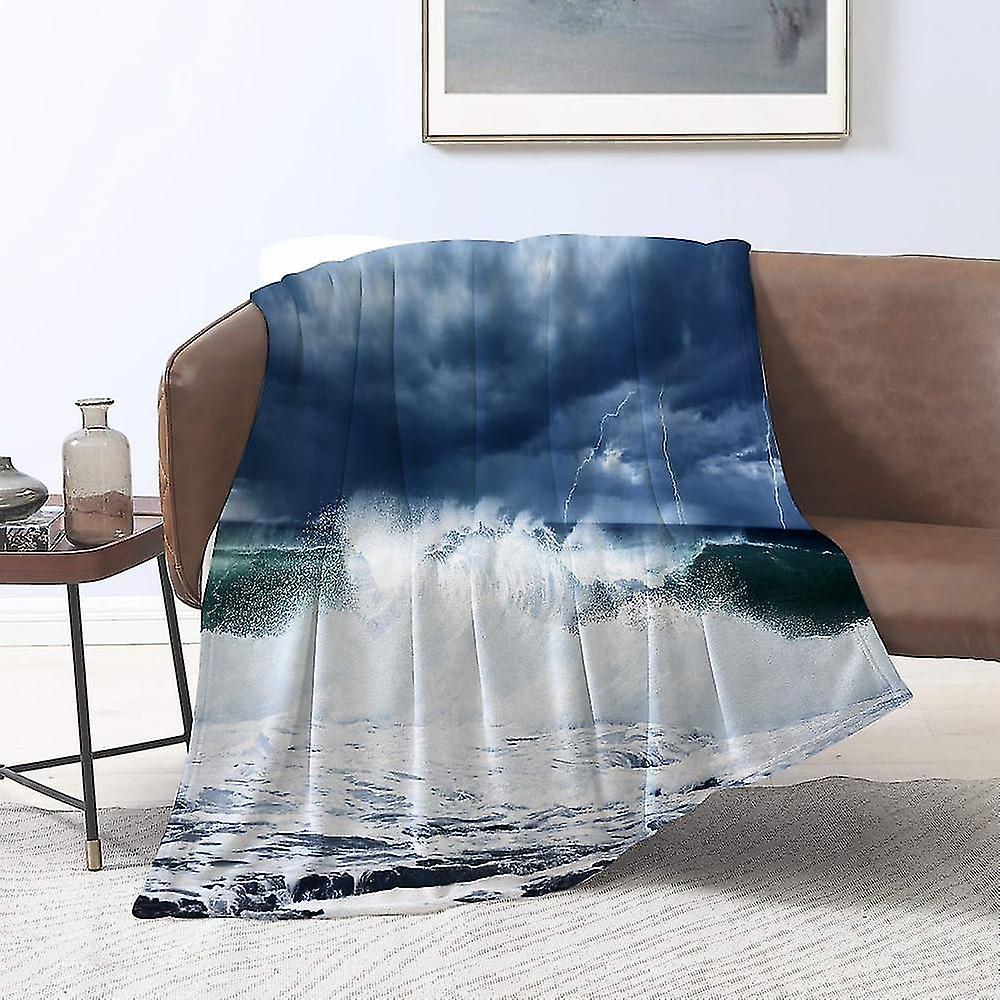 Sommerfugl i skoven Flannel Fleece tæppe Ultra Soft Varm Hyggelig Kaste tæppe Hele sæsonen tæpper til seng sofa stue udendørs