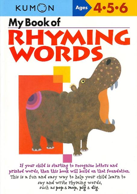 Kumon My Book Of Rhyming Words Paperback Book