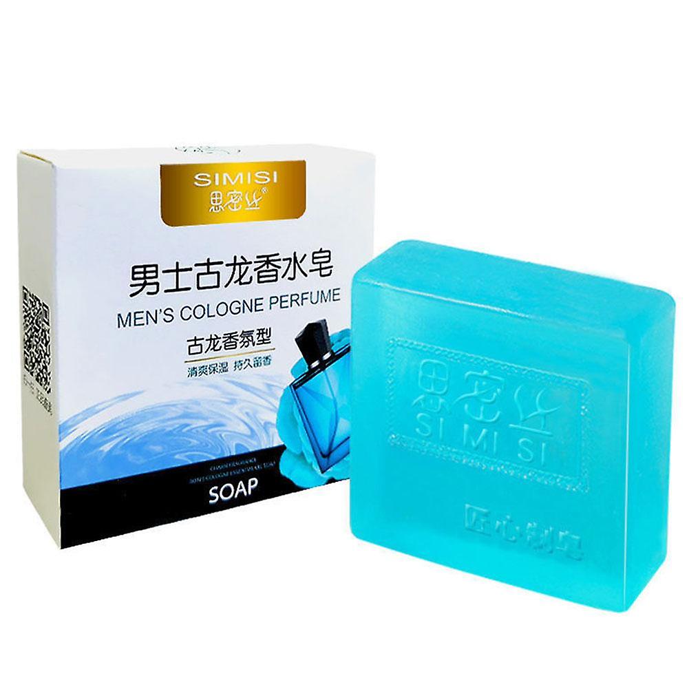 80g(A)$Men's Cologne Soap Cologne Perfume Soap Bath Soap Oil Control Face Wash Bath Body Soap Essential Oil Handmade Soap