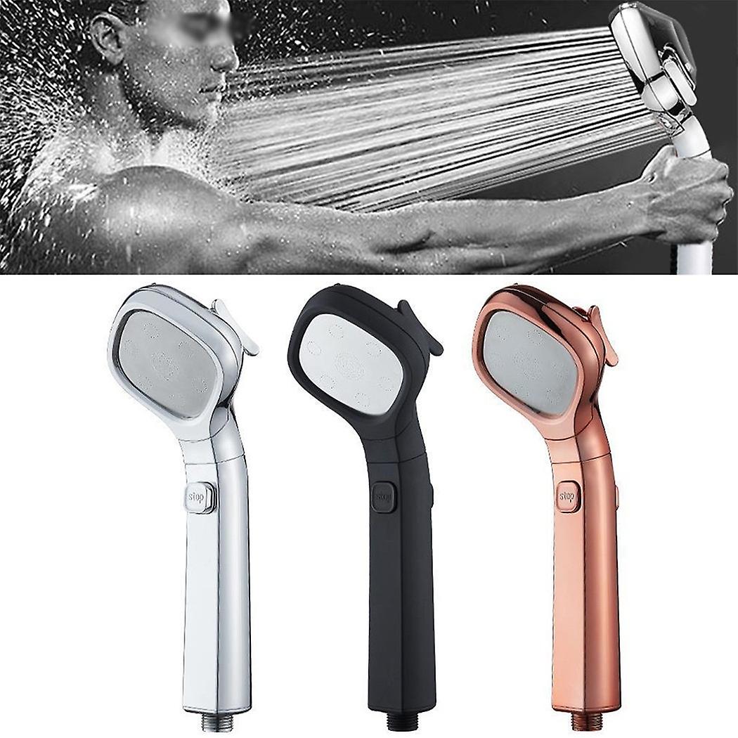 4 In 1 High Pressure Showerhead Handheld Shower Head with ON/Off Pause Chrome