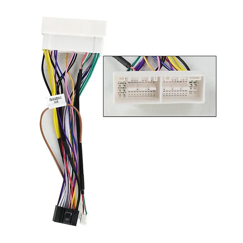 For Hyundai Solaris 2 Verna 2017 - 2018 Car Radio Dashboard Panel Frame Power Cord