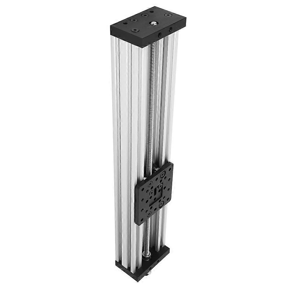 350mm Aluminum Alloy Screw Linear Slide Table for 3D Printer Engraving Machine Black/Silver