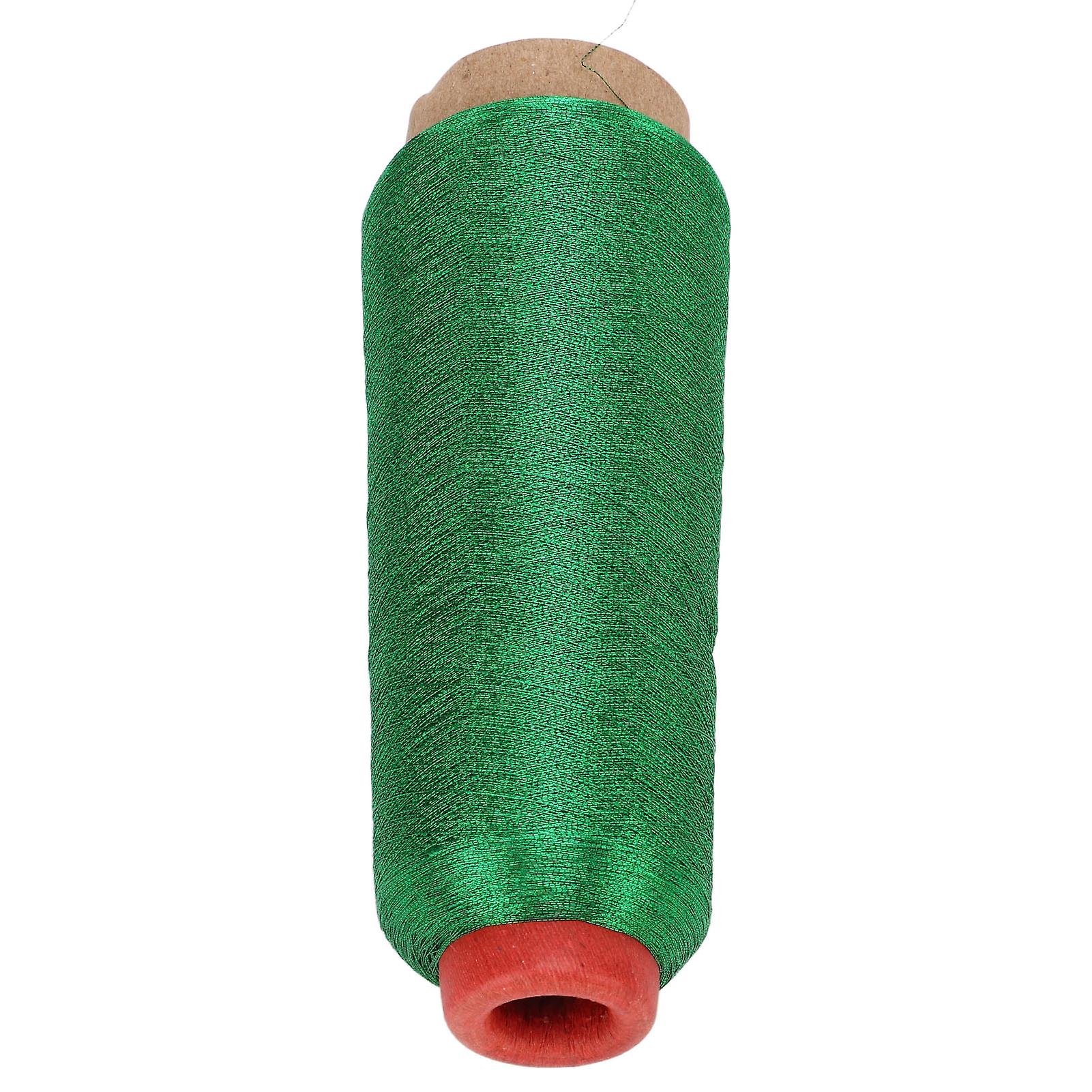 Sewing Thread 4pcs 3000 Yards Green Polyester Spool Sewing Machine Thread Household Needle Embroidery Thread 