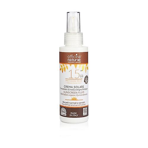 Sun Cream SPF 15 Medium Protection - Bioplastic bottle 100 ml of cream
