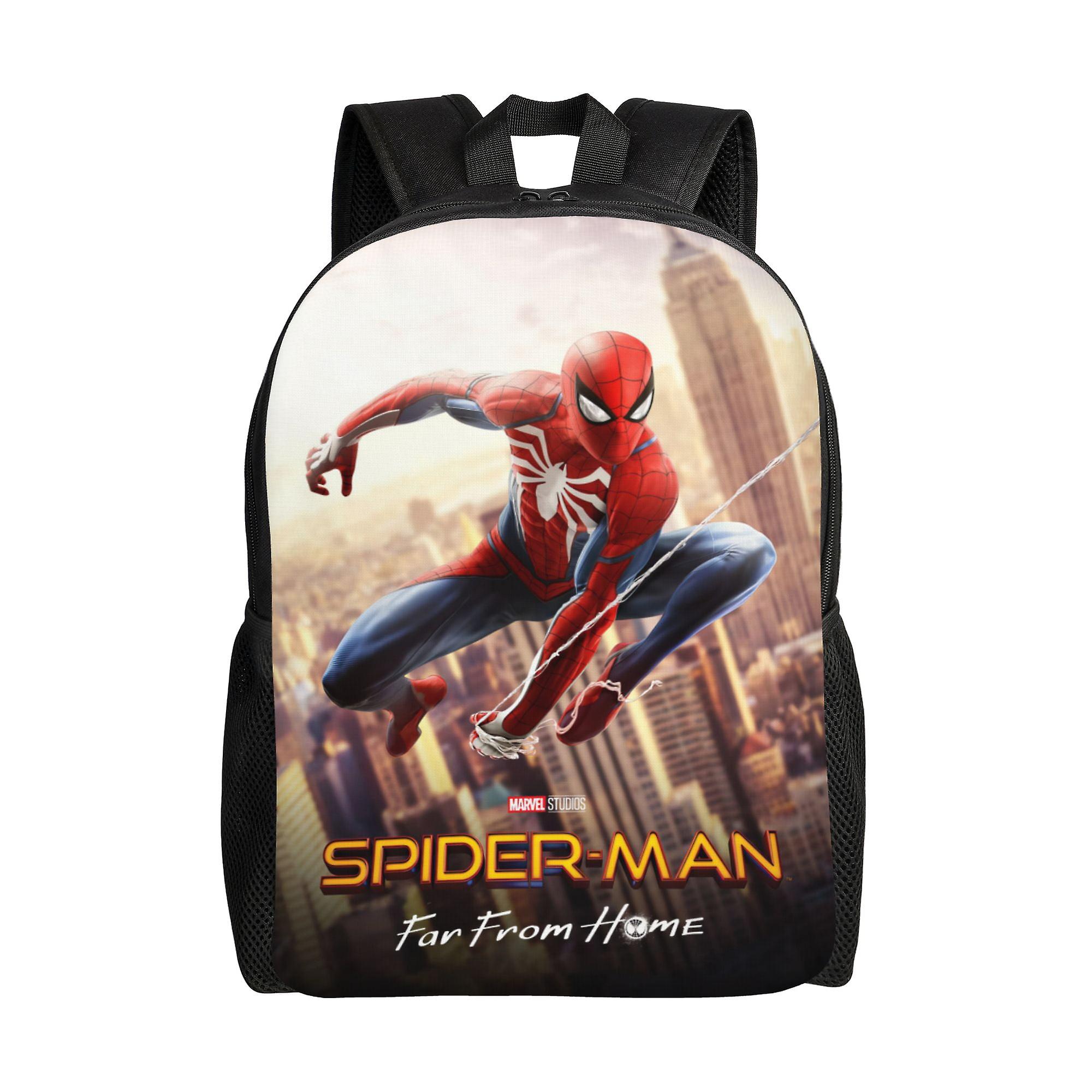 Spider Man Backpack, Adult Kids Simple Lightweight Casual Backpack for Children Student, Travel Backpack Laptop Backpack for College Work Camping