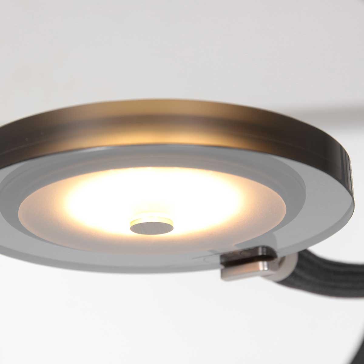 Steinhauer Deckenleuchte Deckenleuchten - Stahl - Metall - 92 cm - eingebautes LED-Modul - 3376ST