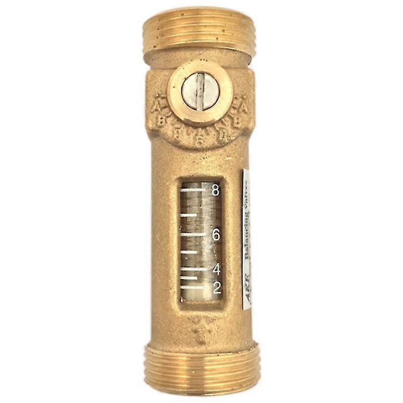 -MS43TA 2-8L/min Débitmètre à lecture directe (débitmètre) laiton G3/4 pouce mâle et G3/4 pouce mâle Spri-B13