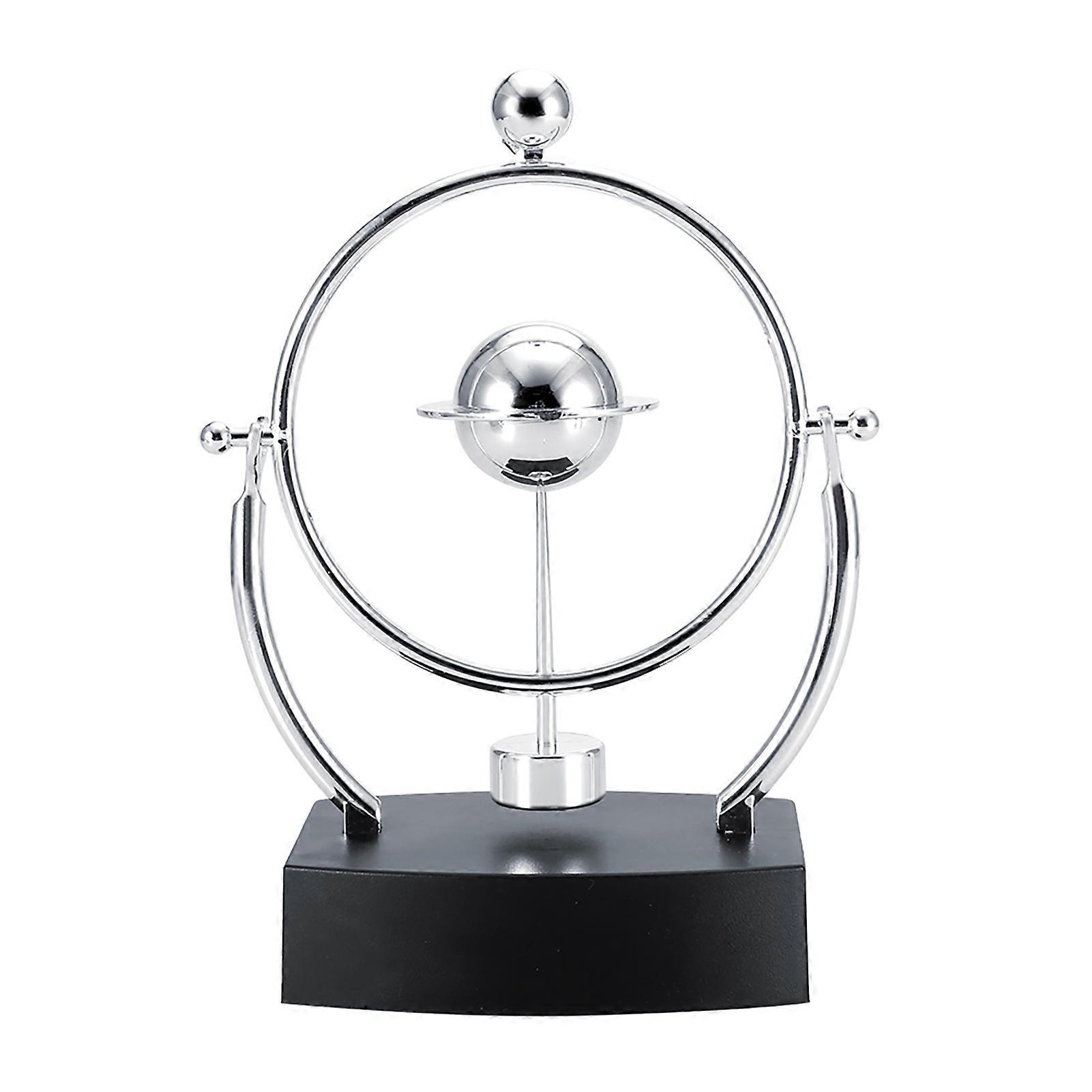 Creative Revolving Gadget Perpetual Motion Desk Office Decor Physics Science Art Toy