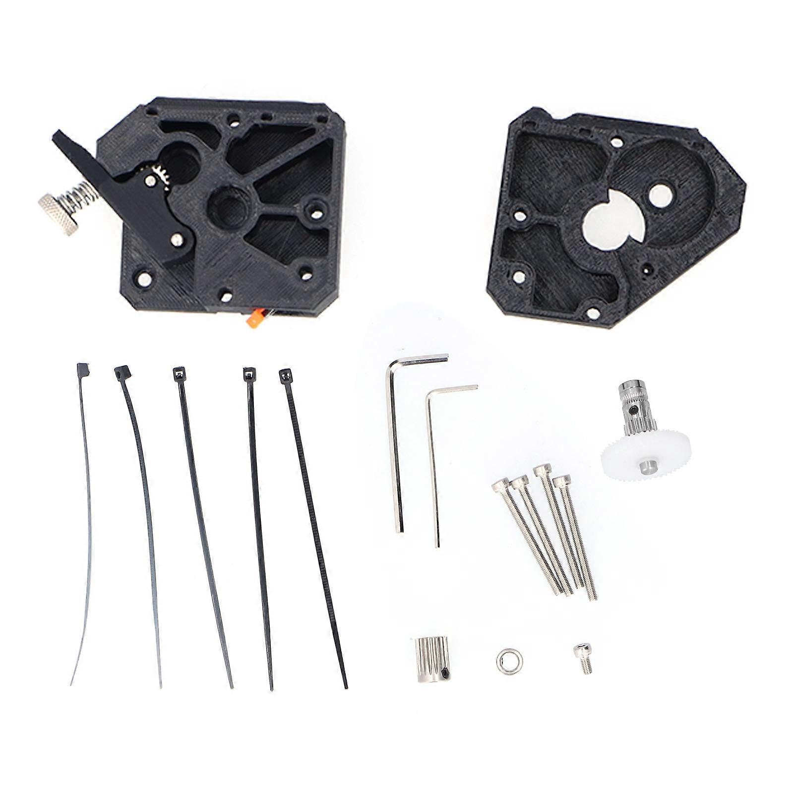 デュアルプーリー押出機DualDriveギアPLAブラック3DプリンターアクセサリーPrusa mini V2用