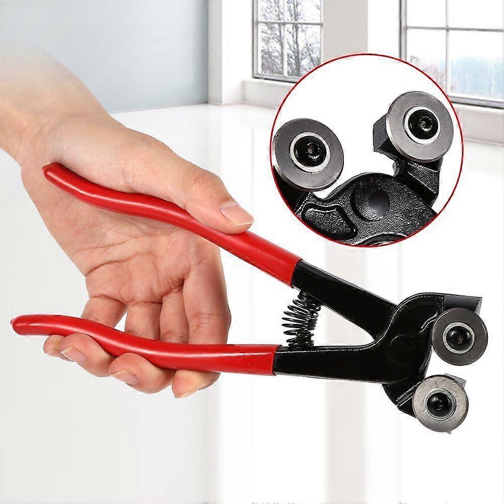 Glass Cutter, Tile and Mosaic Cutter with Titanium Knurl DIY Tool for Tile Glass Ceramic Mosaic