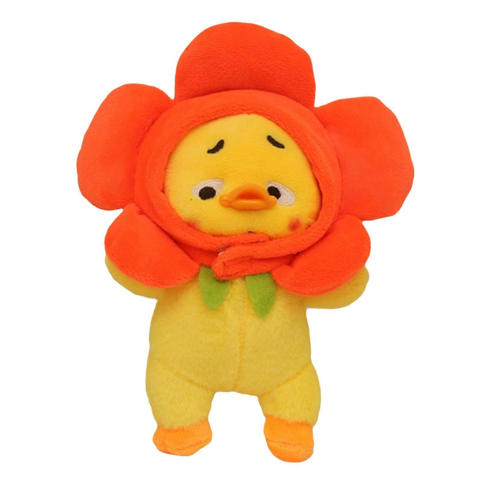 Soft Duck Plush Toy Plush Toy Doll Soft and Cuddly Duck Doll Decoration flower