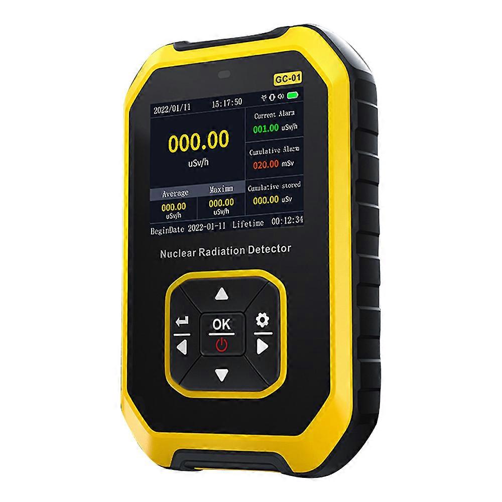 Counter Nuclear Radiation Detector - Radiation Dosimeter with LCD Display, Portable Handheld Beta Gamma X-ray Rechargeable Radiation Monitor Meter