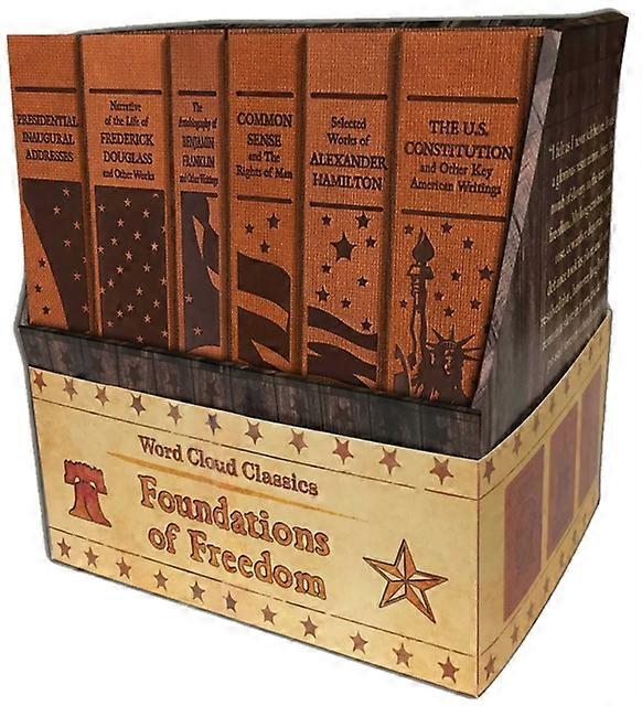 Foundations Of Freedom Word Cloud Boxed Set by Editors of Canterbury Classics Paperback