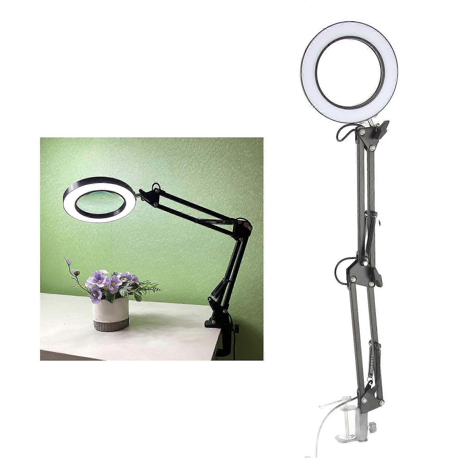 Magnifying Lamp 10X Magnifier Desk LED Light for maintenance