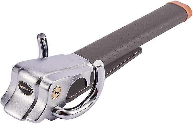 Volante do carro antirroubo com chaves cinza