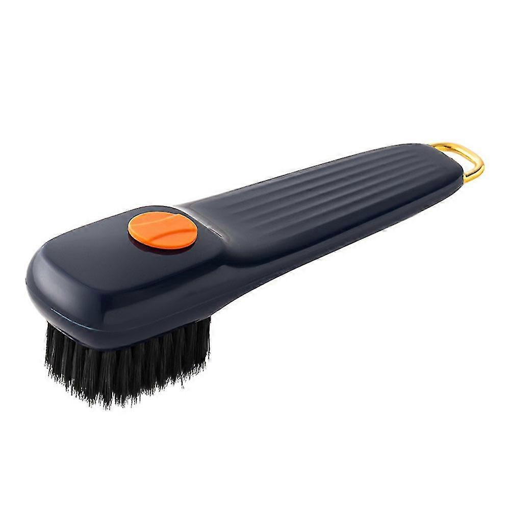 Press Automatic-filling Shoe Brush Multipurpose Soft Bristles Shoe Cleaning Brush For Sport Shoes
