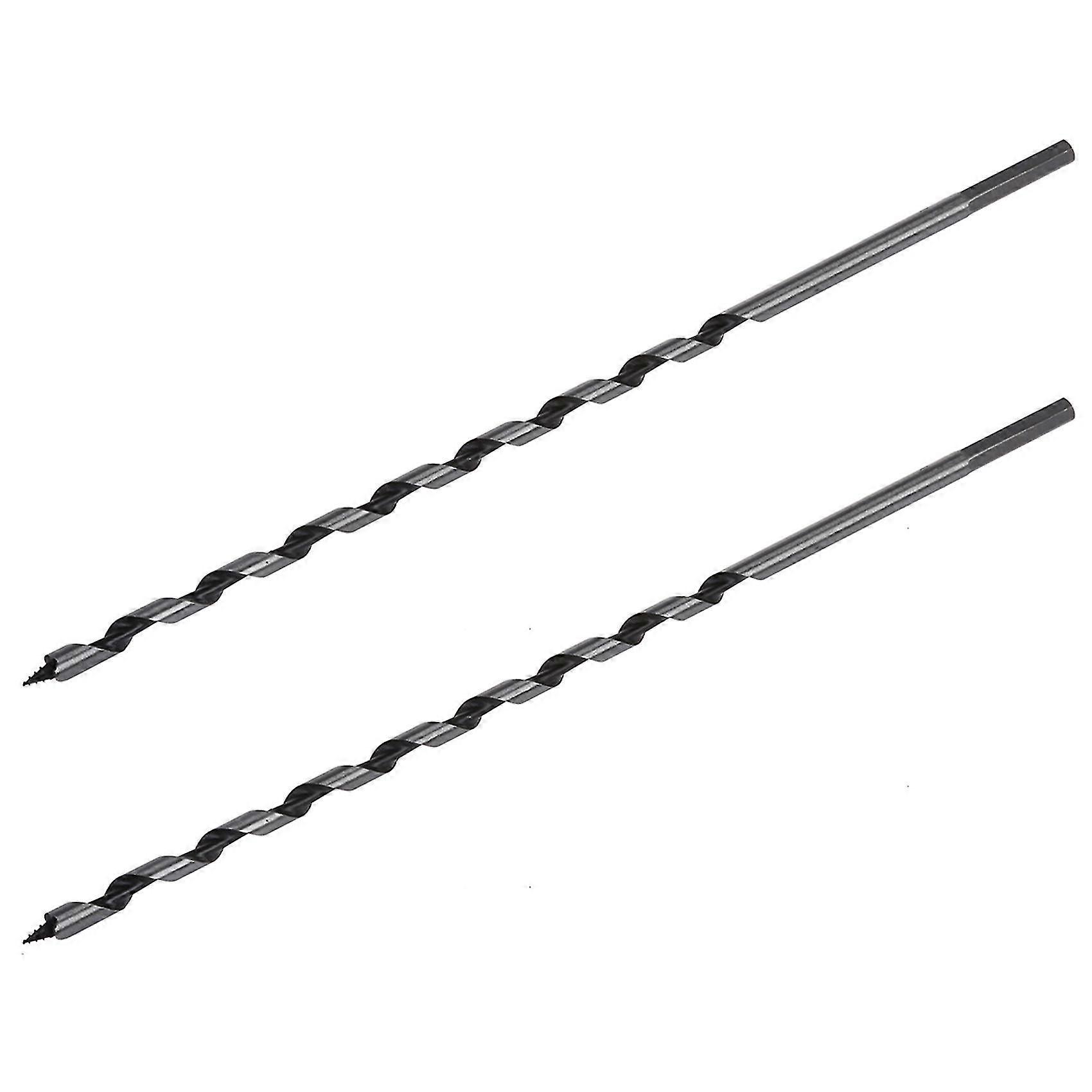 2pcs 6mm Long Combination Wood Borer Carpente Auger Drill Bit