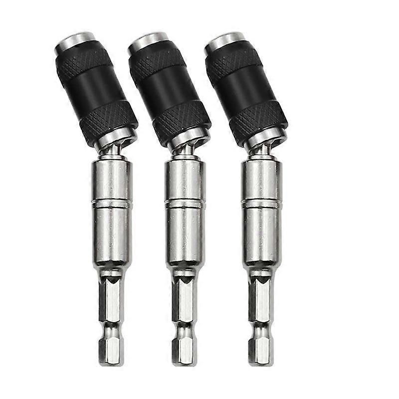 3Pcs Magnetic Pivot Drill Bit Holder, Magnetic Swiveling Bit Tip Holder, Quick Release Flexible Scr