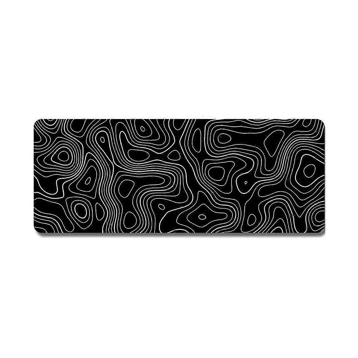 Contour topographique étendu Big Mouse Pad Ordinateur Clavier Souris Mat Mousepad avec 3mm Non-Base