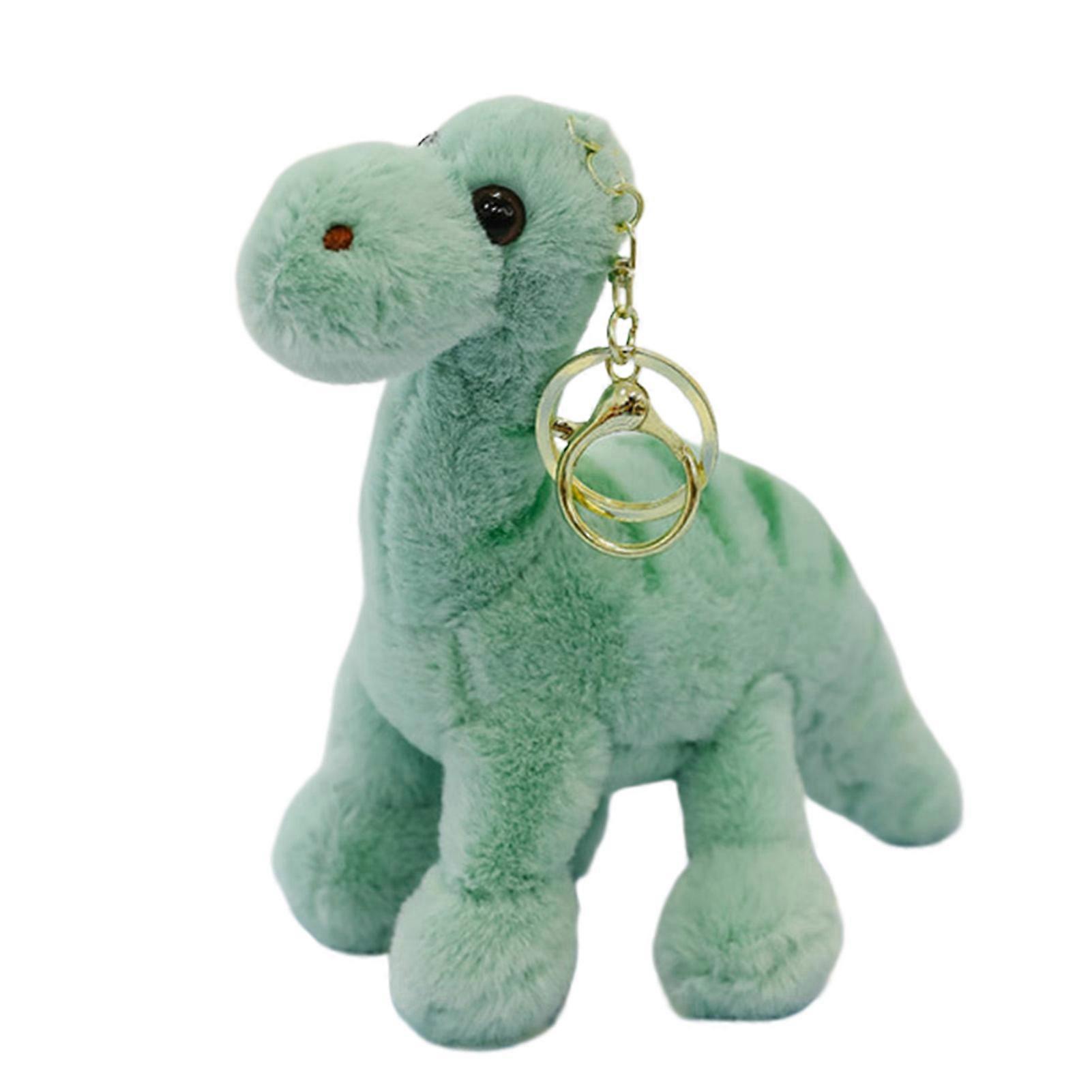 Lovely Little Dinosaur Plush Keychain Toy Portable and Lightweight Stuffed Toy for Car Key Plush Pendant