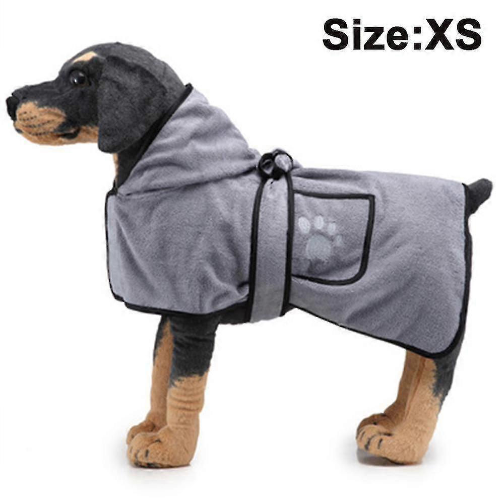 Microfiber Paw Towel Dog Bathrobe - Absorbent Dog Bathrobe
