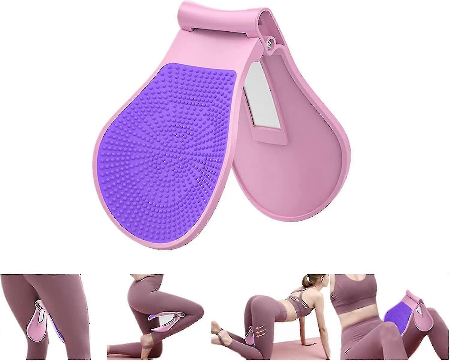 Exerciser Bladder Control Device Pelvic Floor Trainer Thigh Master Muscle Toner Exercise Correcting Buttockspink-purple