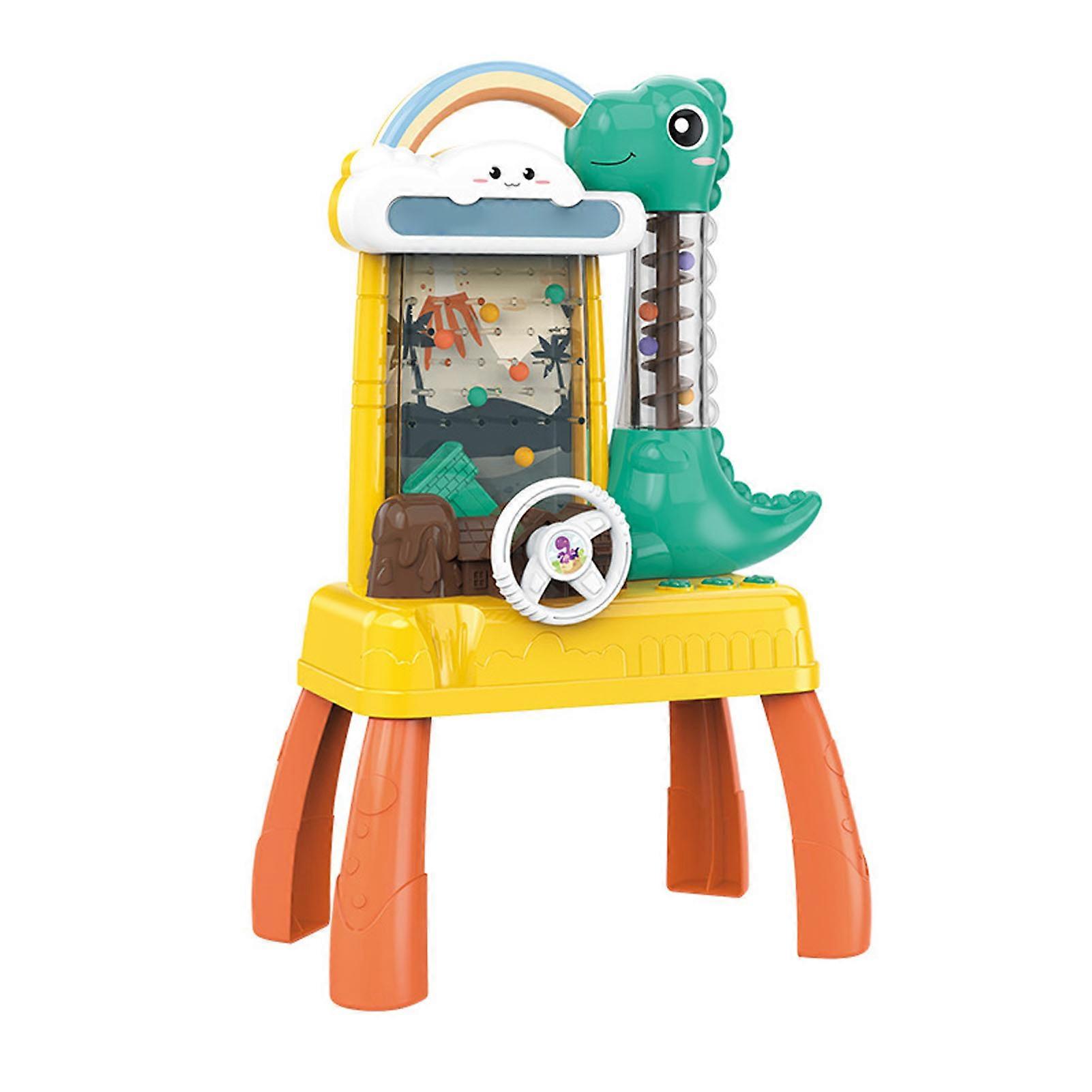 Electronic Pinball Machine Enhance Hand Eye Coordination Mini Arcade Ball Launching Toy for Kids