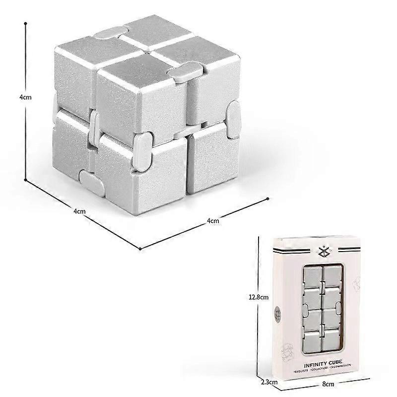 Stress Relief Game - Infinity Cube Fidget Toy For Kids And Adults