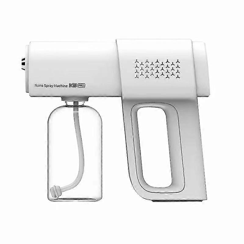 Rechargeable 2000ma Battery Atomizing Disinfection Fogger Machine Sprayer Nano Spray Germicidal Gun With 380ml Capacity