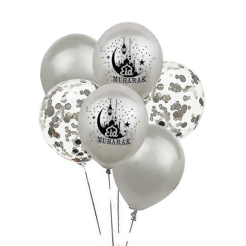 40pcs Eid Mubarak Balloons