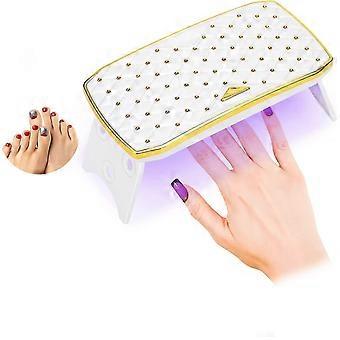 Uv Nail Lamp, 36w Mini Nail Polish Dryer Portable Nail Dryer For Gel Polish Usb Led Uv Lamps For Gel Nails Quick Drying Nail Light Nail Curing