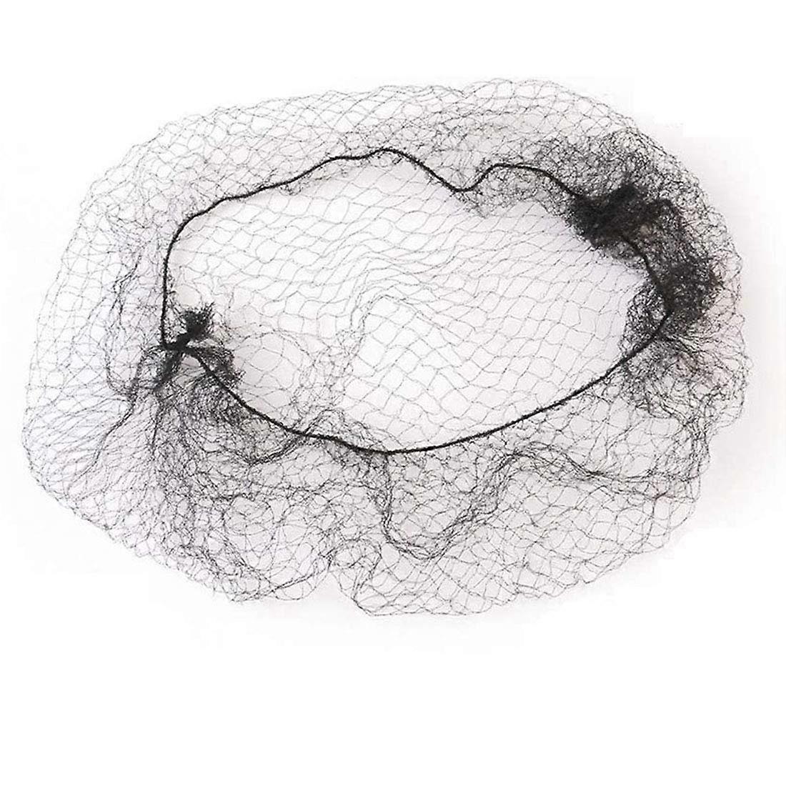 10 Pcs Hair Nets for Women Bun,Invisible Hair Nets Elastic Edge Mesh (Black)