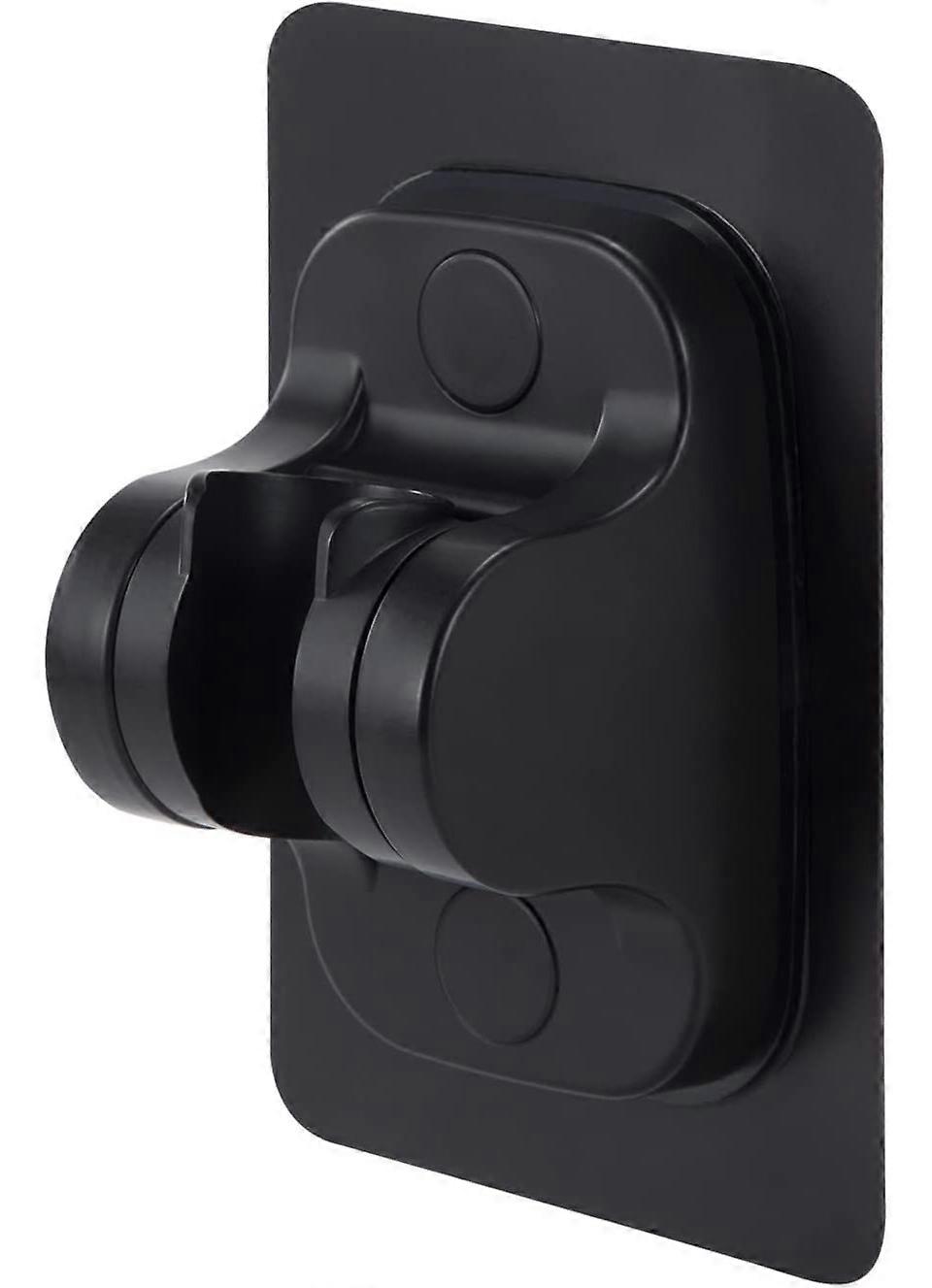 2pcs No Drilling Wall Mounted Shower Holder Adjustable Handheld Shower Head