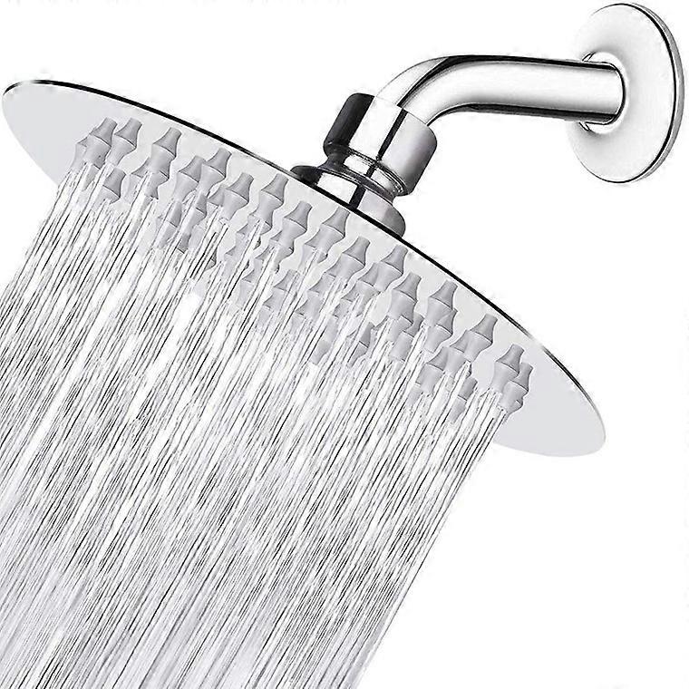 1pc High Pressure Shower Head, Stainless Stee