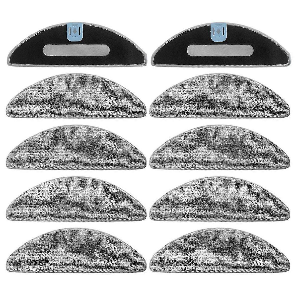 10 PCS Parts Mop Pads for iRobot Roomba Combo I5, I5+,J5, J5+ Robot Vacuum Microfiber Washable Reus