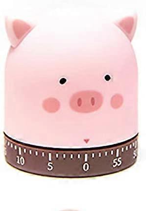 100% Mechanical Kitchen Timer, Spring 60-Minute Wind Up Dial 360 Rotating Kitten Countdown Egg