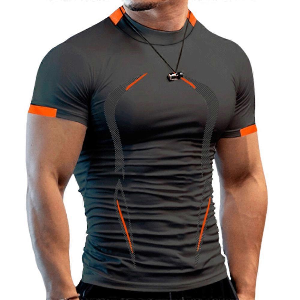 Best Workout Men's Fitted Workout Shirts Men Muscle T-Shirt