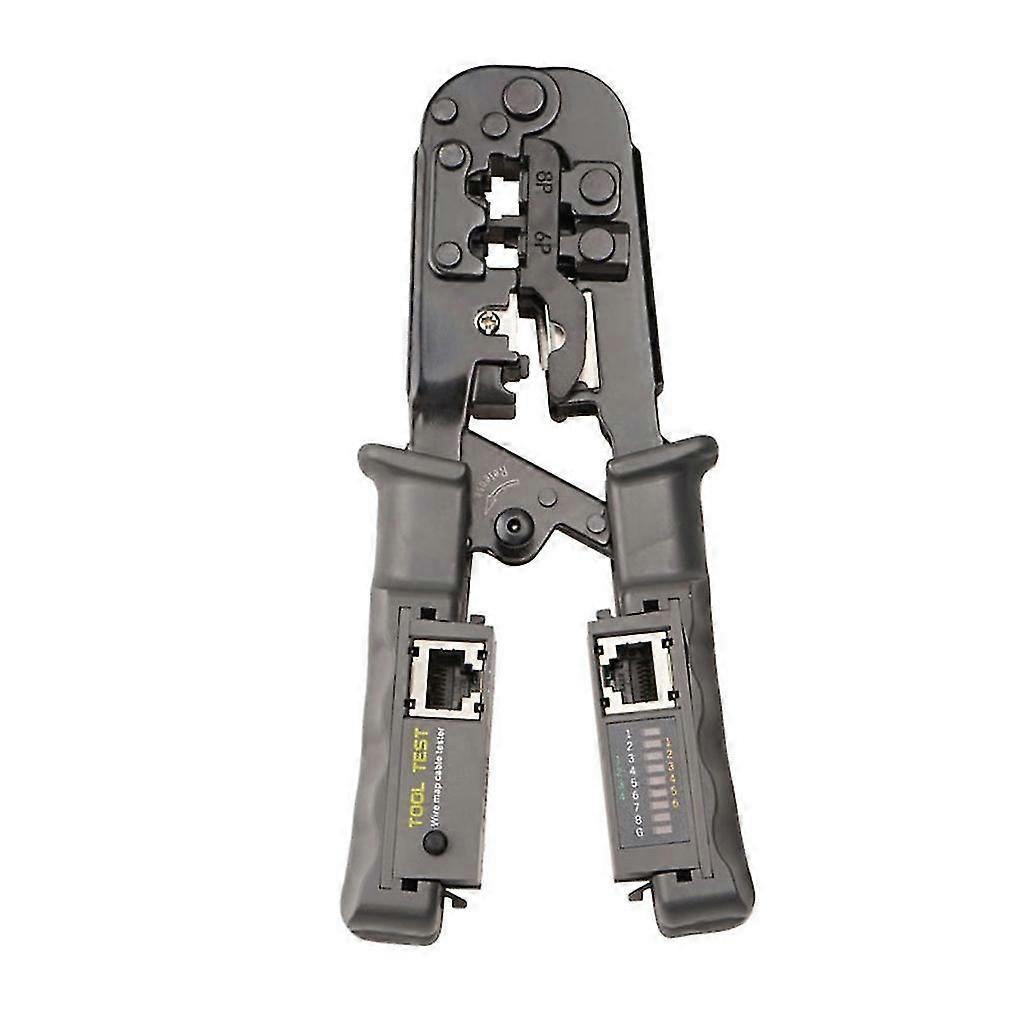 468p Three-purpose With Tester Ratchet Wire Network Cable Pliers Crimping Tool
