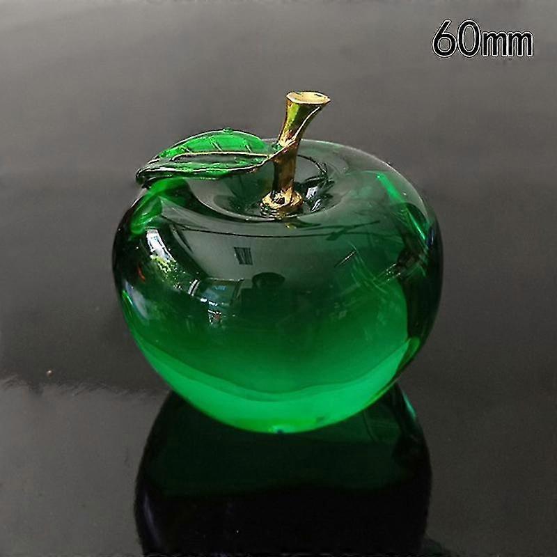 50/60mm γλάσο K9 κρύσταλλο Apple τέχνες γυαλί χαρτί χαρτί home desktop διακόσμηση