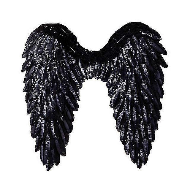 Jwl-angel כנפי נוצה ליל כל הקדושים קישוט חג המולד קישוט המפלגה אביזרים מופע מופע סצנה פריסה מלאך לנצח