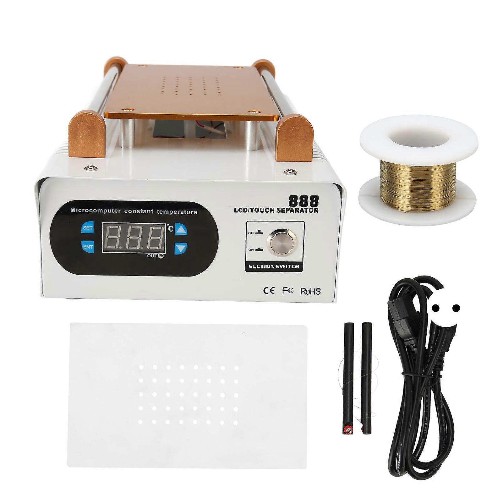 LCD Screen Separator Machine 7 Inch Screen Repair Separating Machine Constant Heat Touch Screen Separator Machine EU Plug 220V