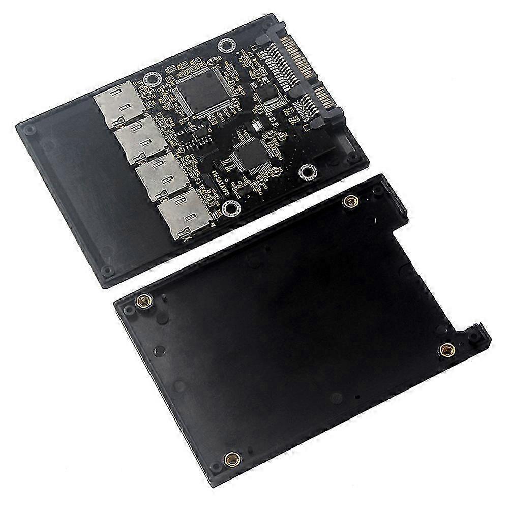 2.5 Inch 4 TF to SATA Adapter Card, Self-Made SSD Solid State Drive, For Micro-SD to SATA Group Card