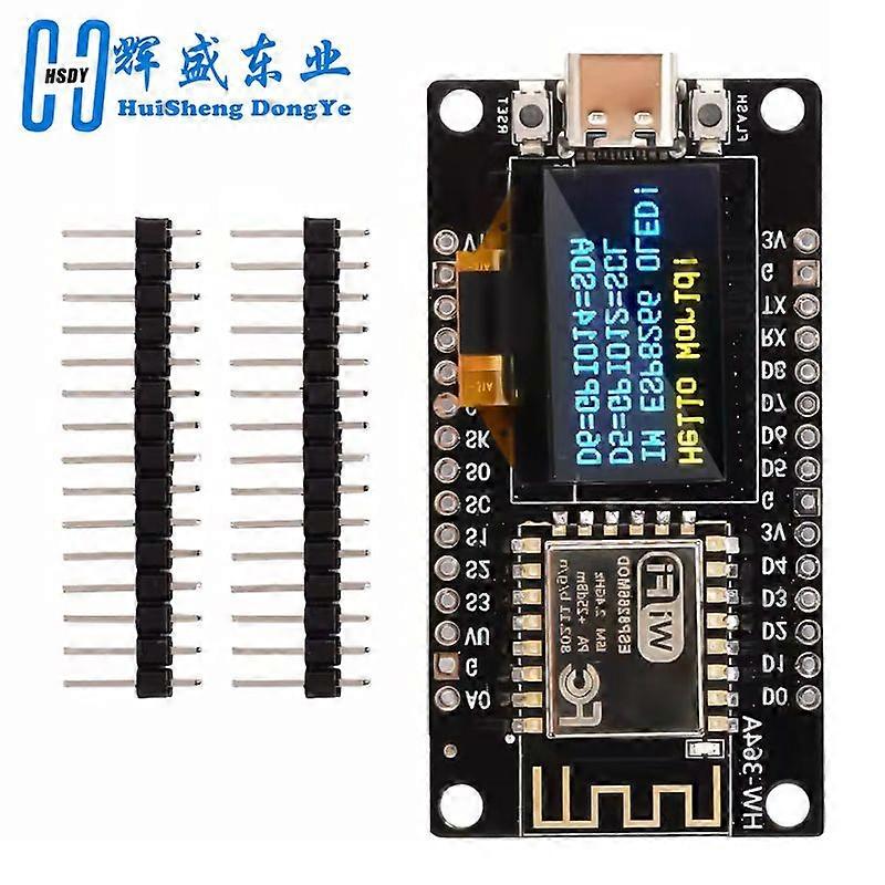 GaiBoSi NodeMCU ESP8266 Development Board with 0.96 Inch OLED Display ...