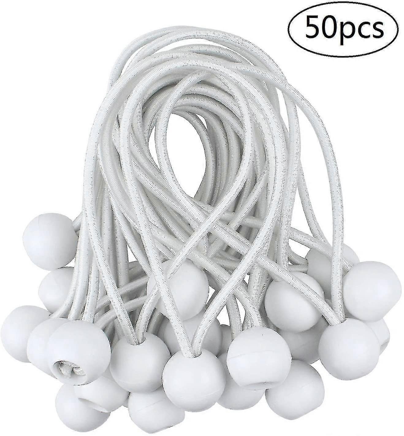 50 جهاز كمبيوتر شخصي مرن الكرة التوتر، قماش القنب التوتر لجناح، والتخييم، الحبال خيمة، تسخير تمديد الستائر، 10cm