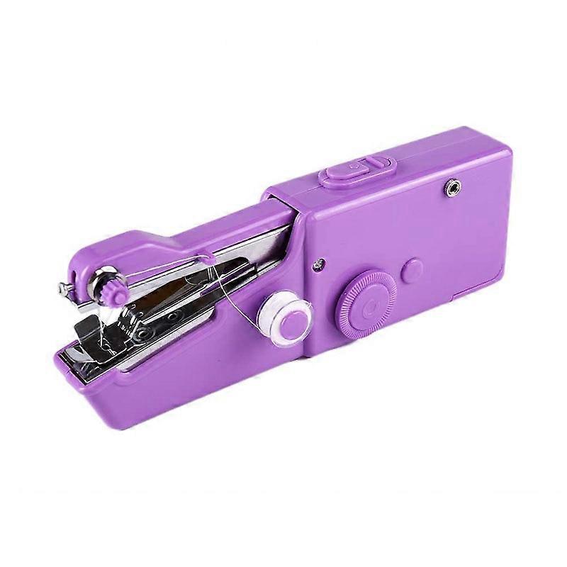 Hand Sewing Machine Portable Mini Manual Needlework Tool Household Handheld Electric Stitch Quick Repairs Accessories DIY Set