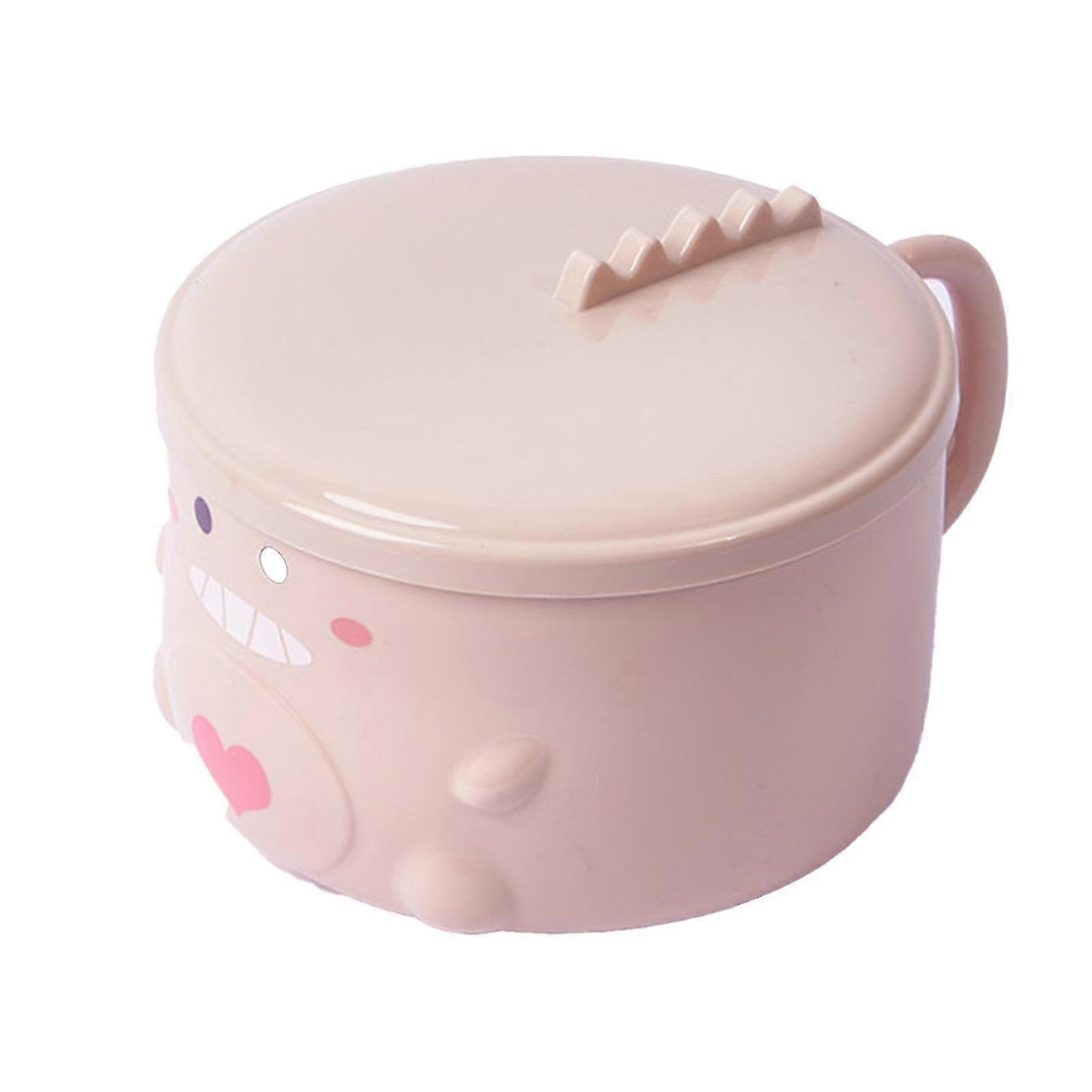 Stainless Steel Noodle Bowl With Lid Practical Reusable Noodle Box For Storing Kids Snacks Takeout Leftovers