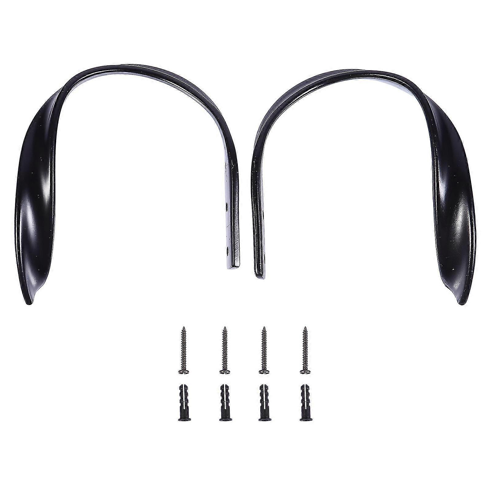 2 Pcs Practical Cord Hooks Simple Curtain Hooks Fashionable Clothes Hooks